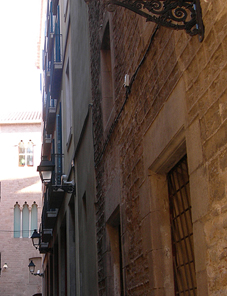 Barri Gòtic.The Gothic quarter. Det gotiske kvarter.