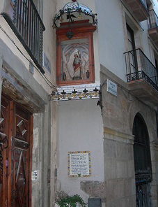Barri Gòtic.The Gothic quarter. Det gotiske kvarter.