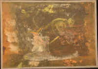 IMG_0386   91x63   gouache, ink  Signature   Stamp   "The writing Bird"