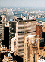 Manhattan skyline seen from Empire State Building